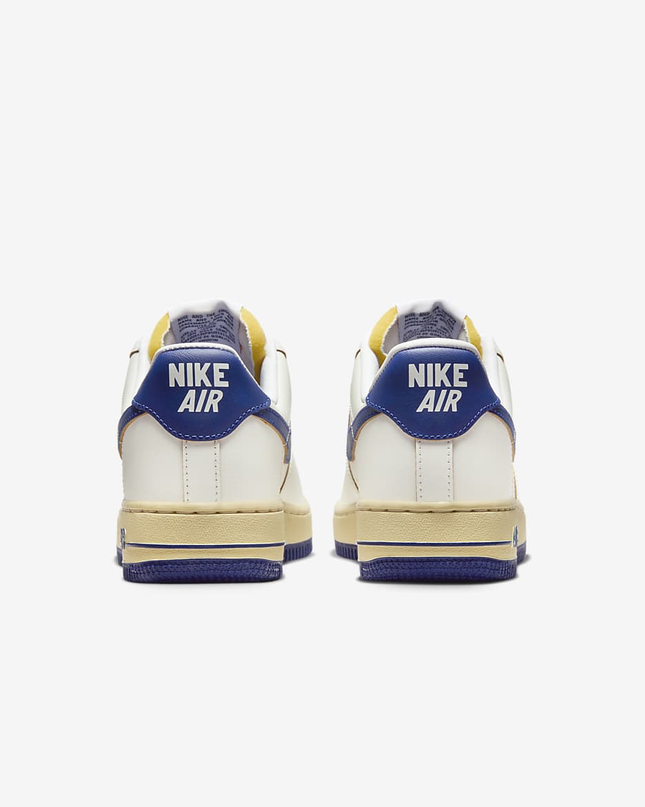 Nike air force 1 womens blue and yellow best sale